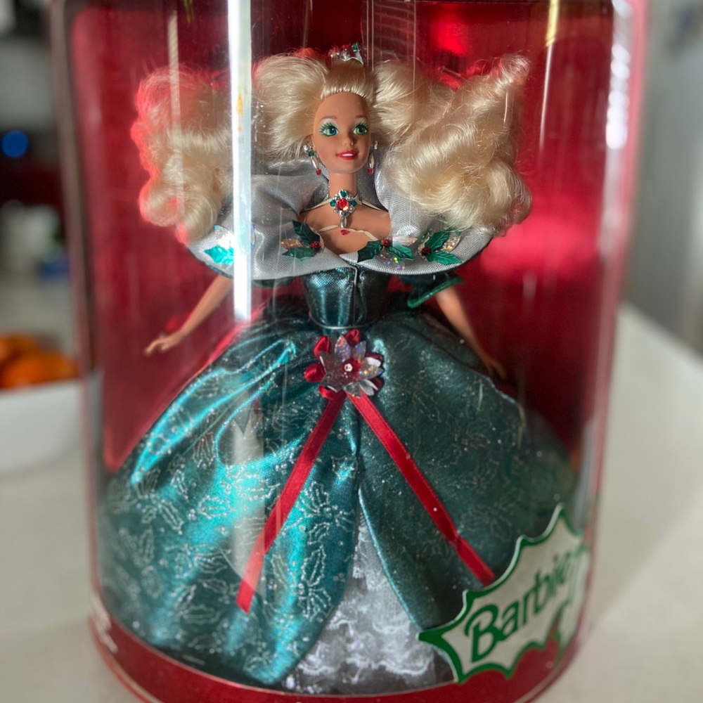 1995 Holiday Barbie Collector Box